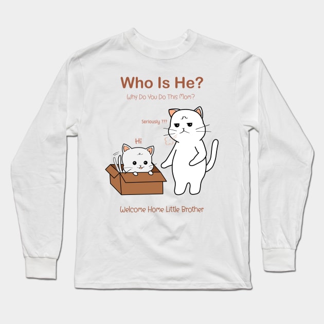 Who Is He? Long Sleeve T-Shirt by Athikan